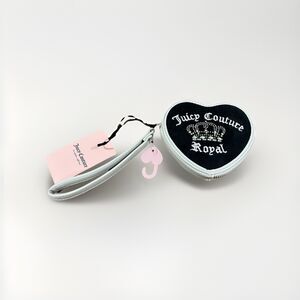 Juicy Couture Royal Wristlet Wallet Kingdom Heart Black Women's Coin Pouch